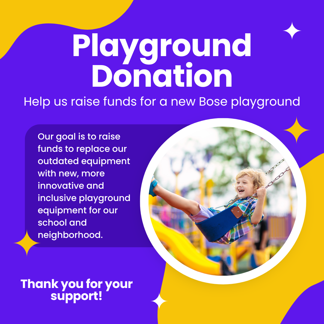 Playground Donation – Bose Elementary School