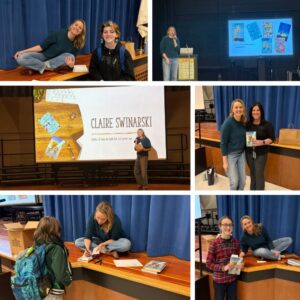 Author Claire Swinarski inspires Bullen and Lance students