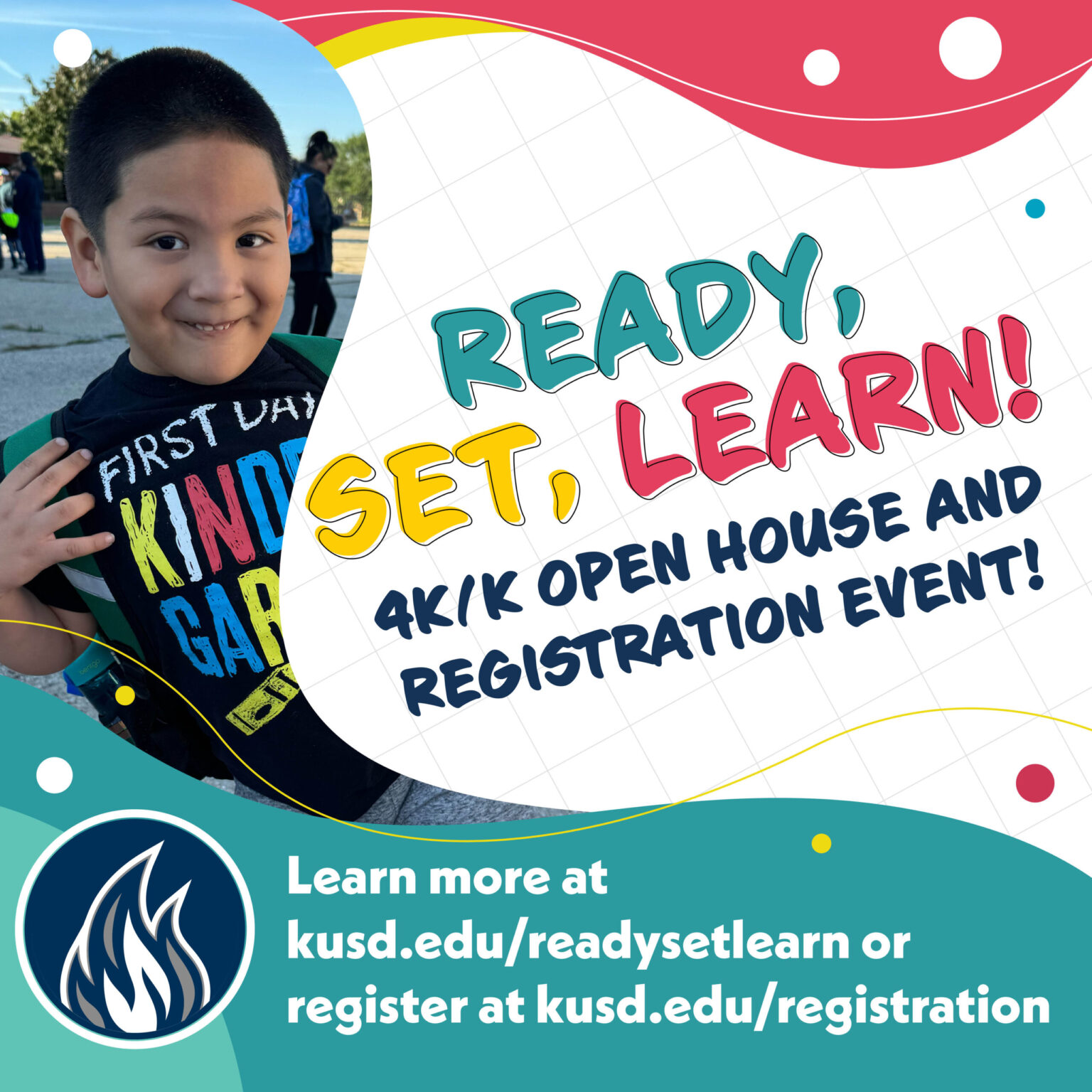 "Ready, Set, Learn!" 4K & K Open House (May 28-30)