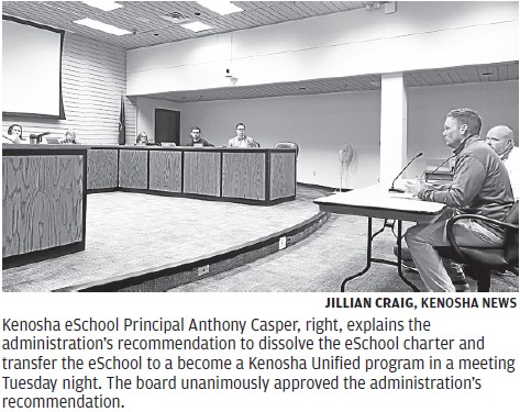 Kenosha News Article Photo KUSD Board Meeting