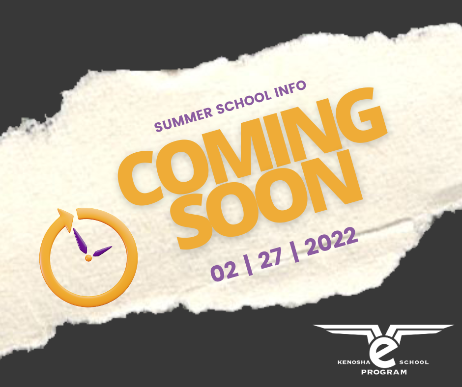 Summer School Information Coming Soon 02/27/2024