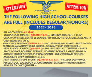 Full Courses Updated 9/23/25