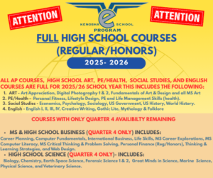 Full Courses Kenosha eSchool