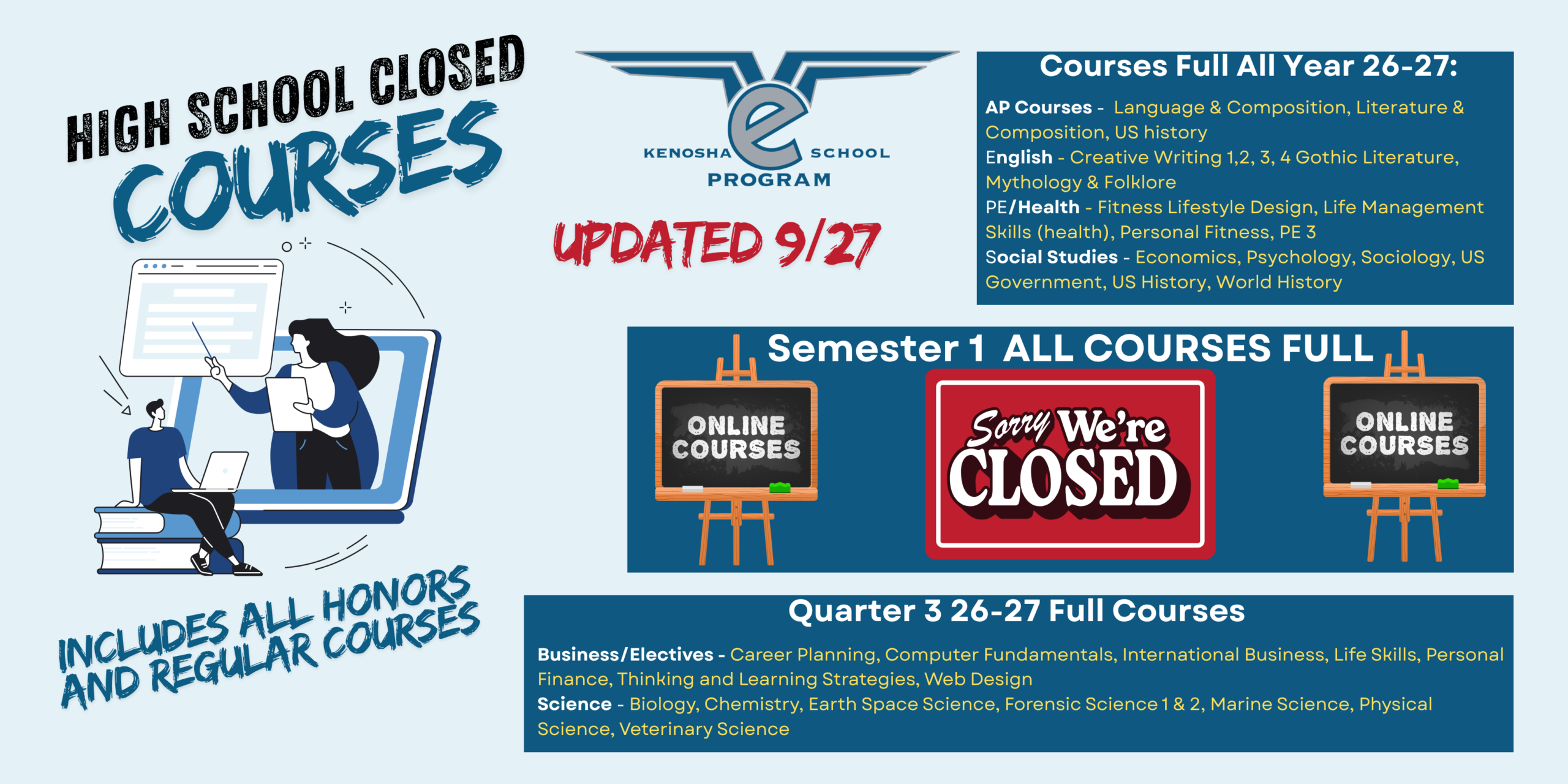 Full Courses Kenosha eSchool