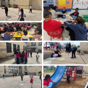 Reuther students lead reading and recess at Frank