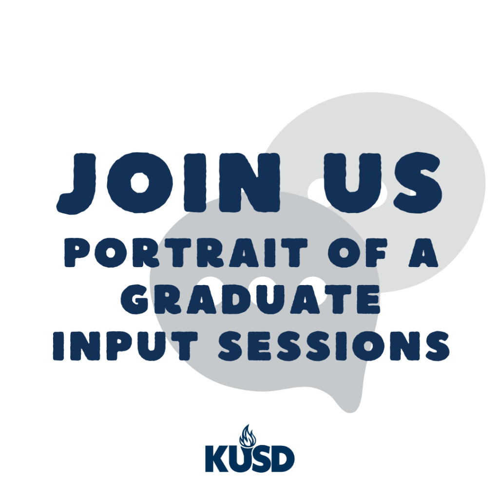 Join us: Portrait of a Graduate input sessions