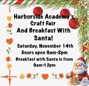 Harborside PTSO Breakfast with Santa and Craft Fair Nov. 14