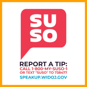 Speak Up, Speak Out report a tip image