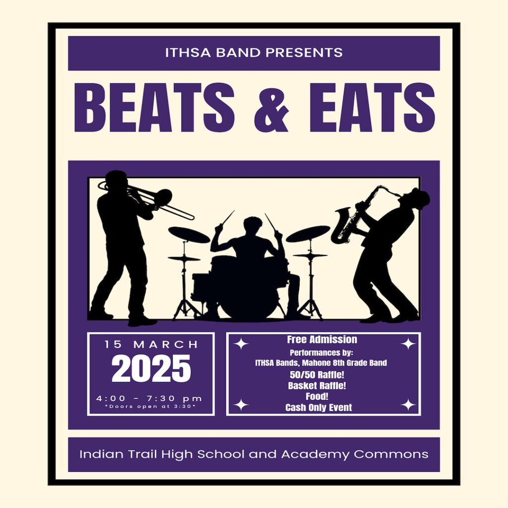 Indian Trail Band Presents: BEATS & EATS (March 15)