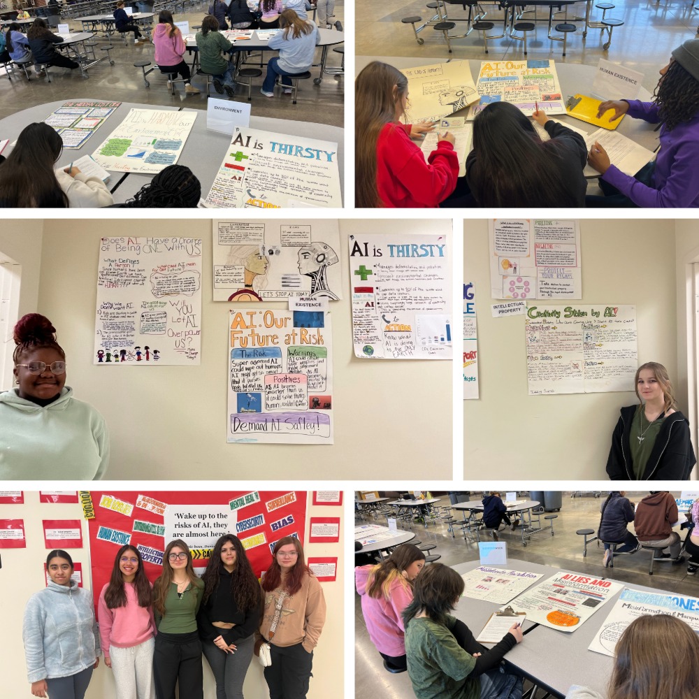 ITHSA 9th graders showcase insightful AI research projects