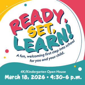 Ready, Set, Learn! open house event (March 18)