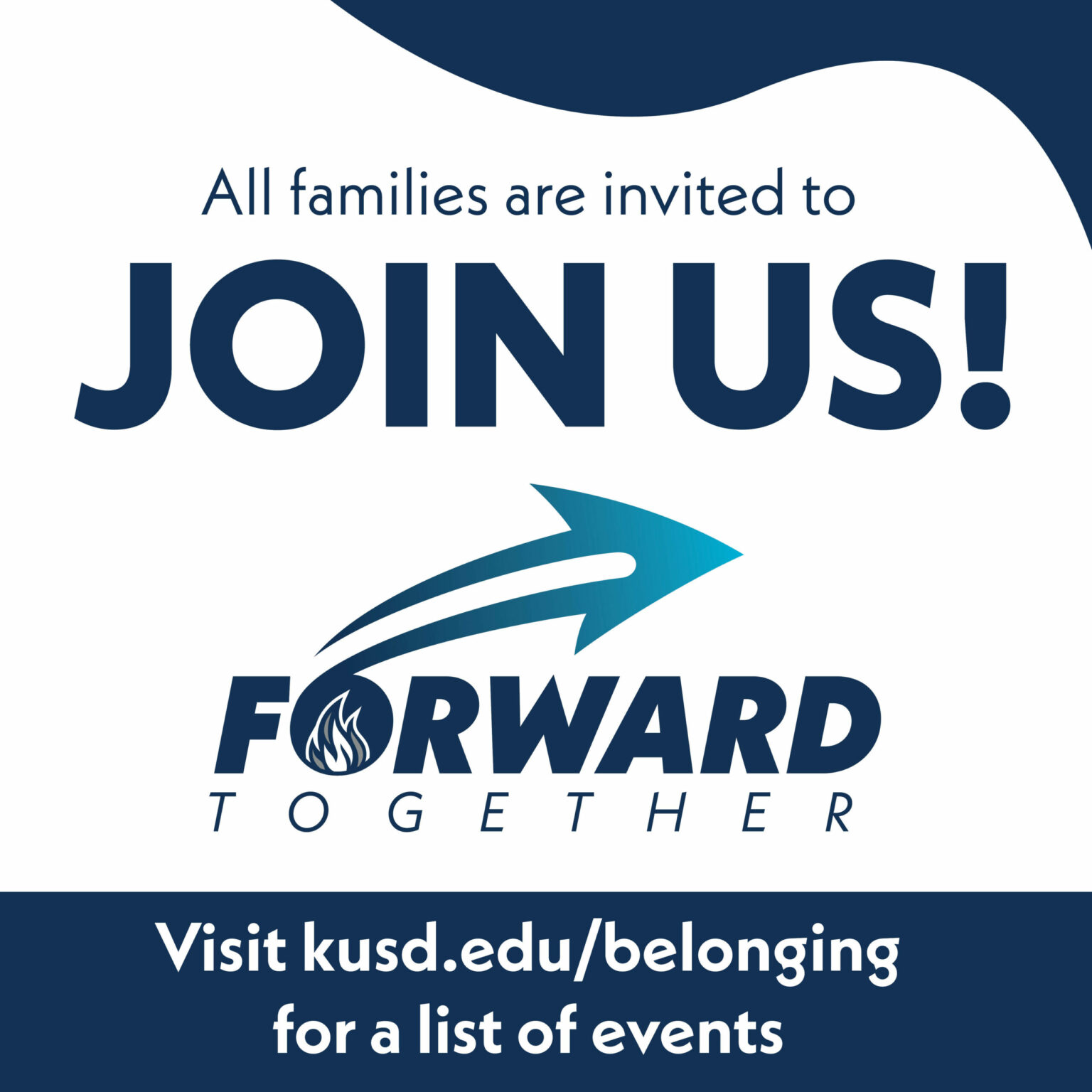 All families are invited to join us for upcoming school events