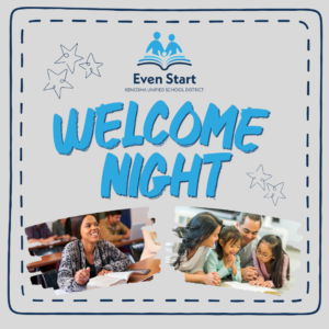 Even Start Welcome Night (Oct. 13)