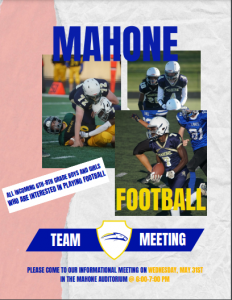 Mahone Football Meeting