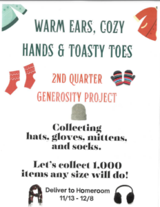Generosity Drive - 2nd Quarter
