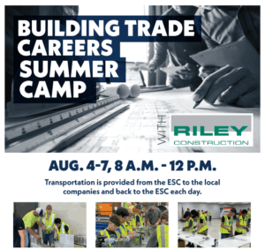Building Trade Careers Summer Camp (Aug. 4-7)