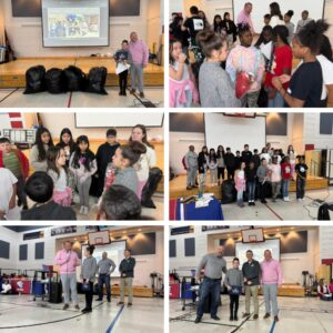 Frank Elementary Honors Mahone's Aviana W. for Winter Essentials Drive