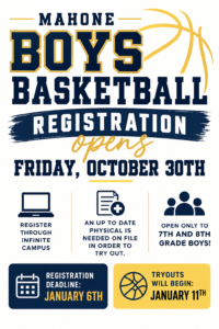 Boys Basketball Registration