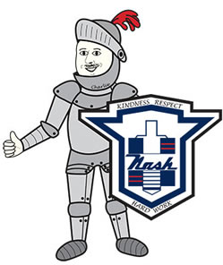 Illustration of Charlie the Nash mascot