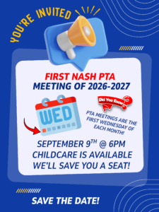 First PTA meeting invitation
