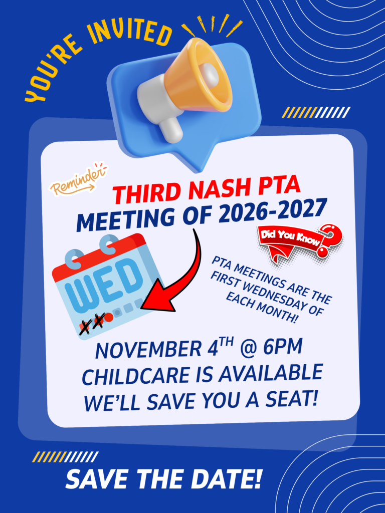 flyer for November PTA meeting