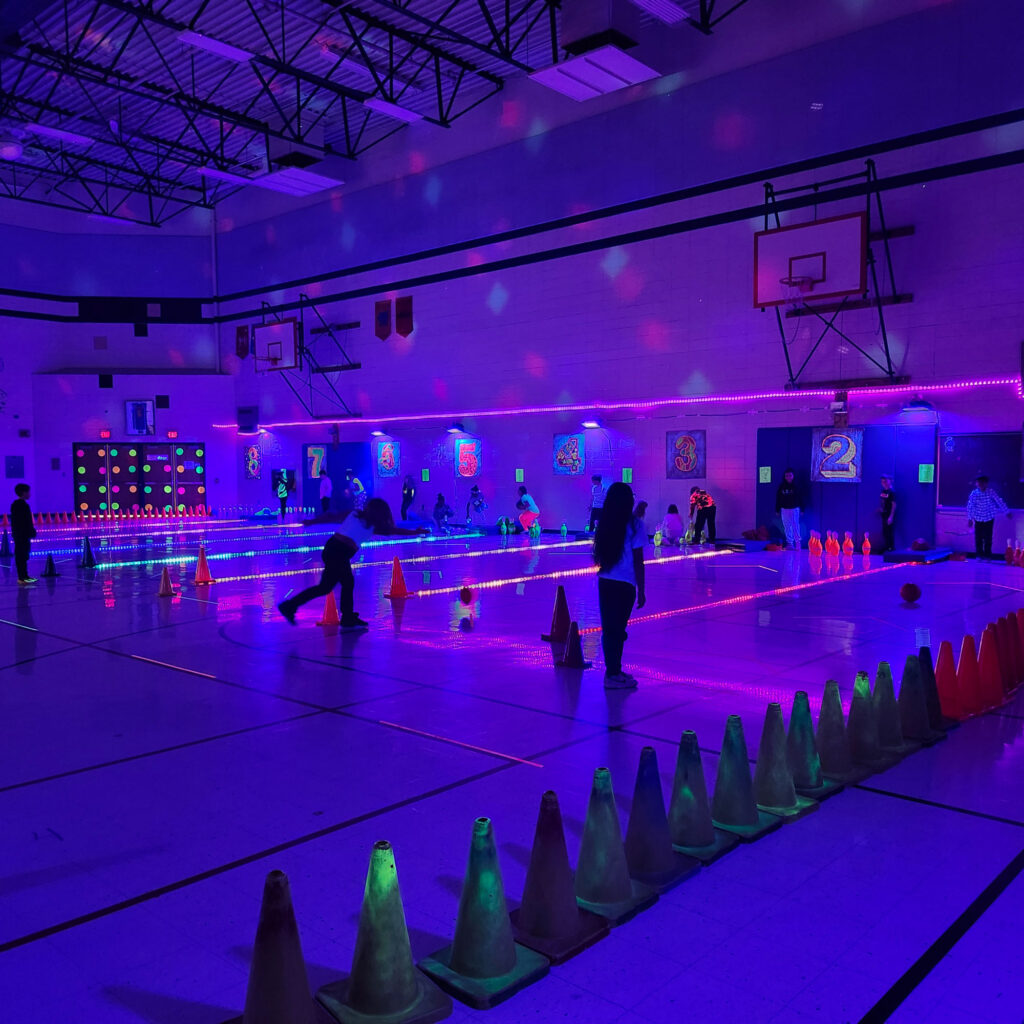 Glow Bowling at Pleasant Prairie