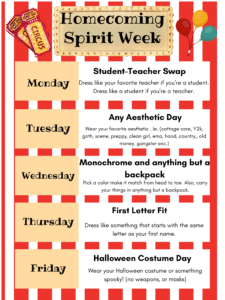Homecoming Spirit Week