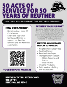 50 Acts of Service for 50 Years of Reuther