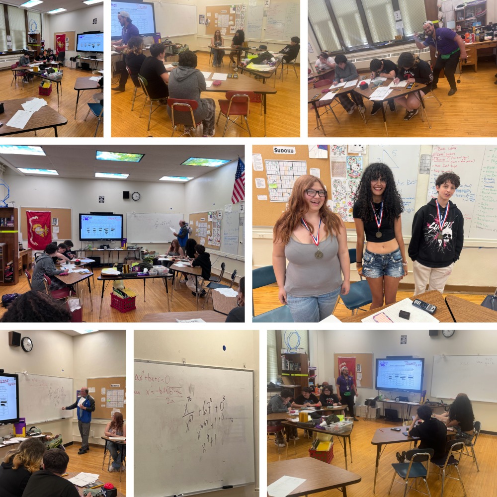 Reuther hosts Tremper for Algebra 1 Jeopardy competition