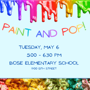 Paint & Pop (May 6)