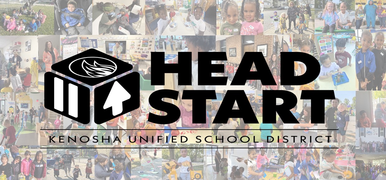 Head Start logo over a collage of photos.