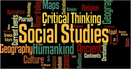 Social Studies word cloud