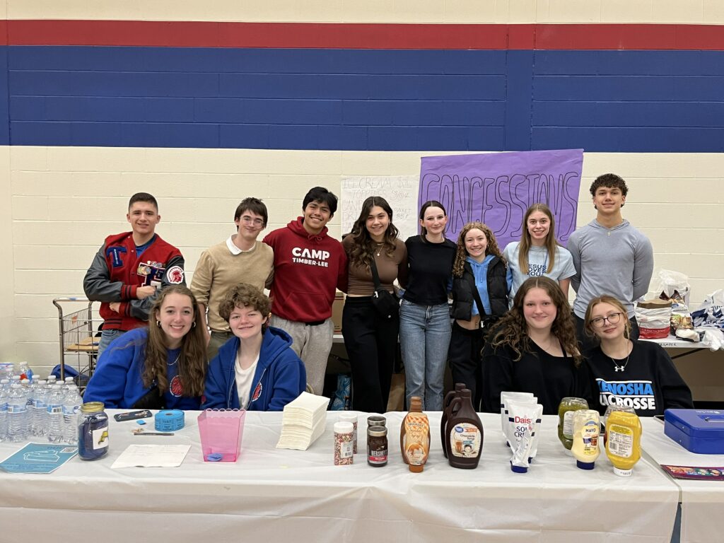 NHS members at Dodgeball event