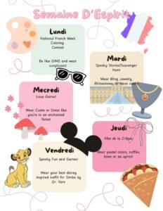 French Spirit Week