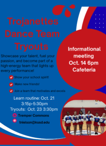 Trojanettes Dance Team Tryouts