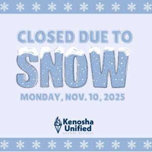 KUSD will be closed today, Monday, Nov. 10