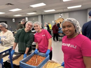 Tremper’s GLOW showed up and shined BRIGHT at Feed My Starving Children