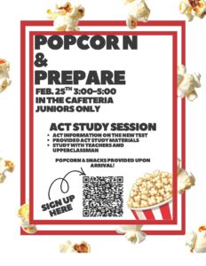 Junior ACT Popcorn and Prepare