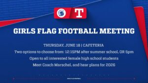 🏈 HISTORY IN THE MAKING: Girls Varsity Flag Football is coming to Tremper! 🏈