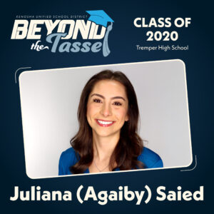 Beyond the Tassel: Juliana (Agaiby) Saied, class of 2020