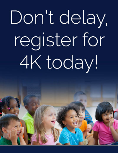 Don't delay, register for 4K today!