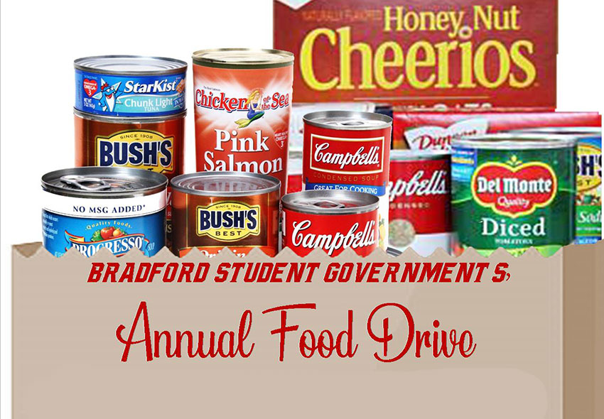 Bradford Student Government's Annual Food Drive