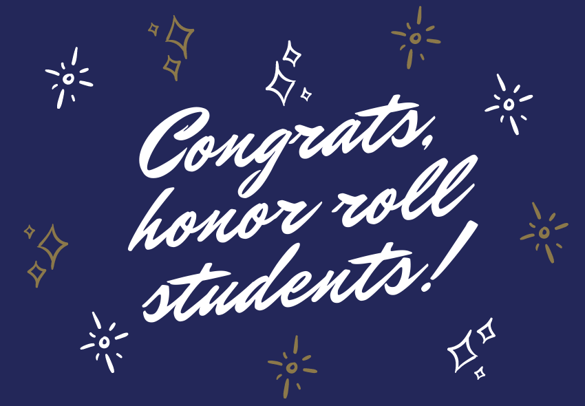 Congrats, honor roll students!