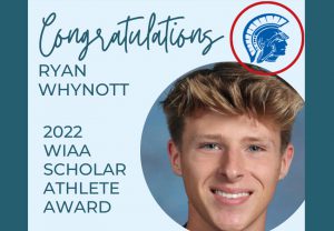 Congratulations Ryan Whynott, 2022 WIAA Scholar Athlete Award