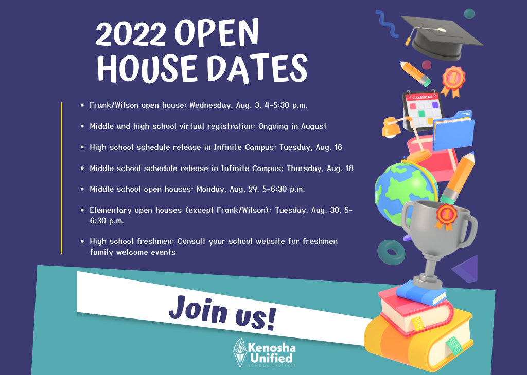 2022 open house dates. Join us!