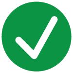 green check mark