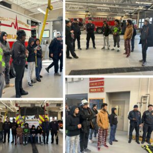Hillcrest students visit Fire Station #4
