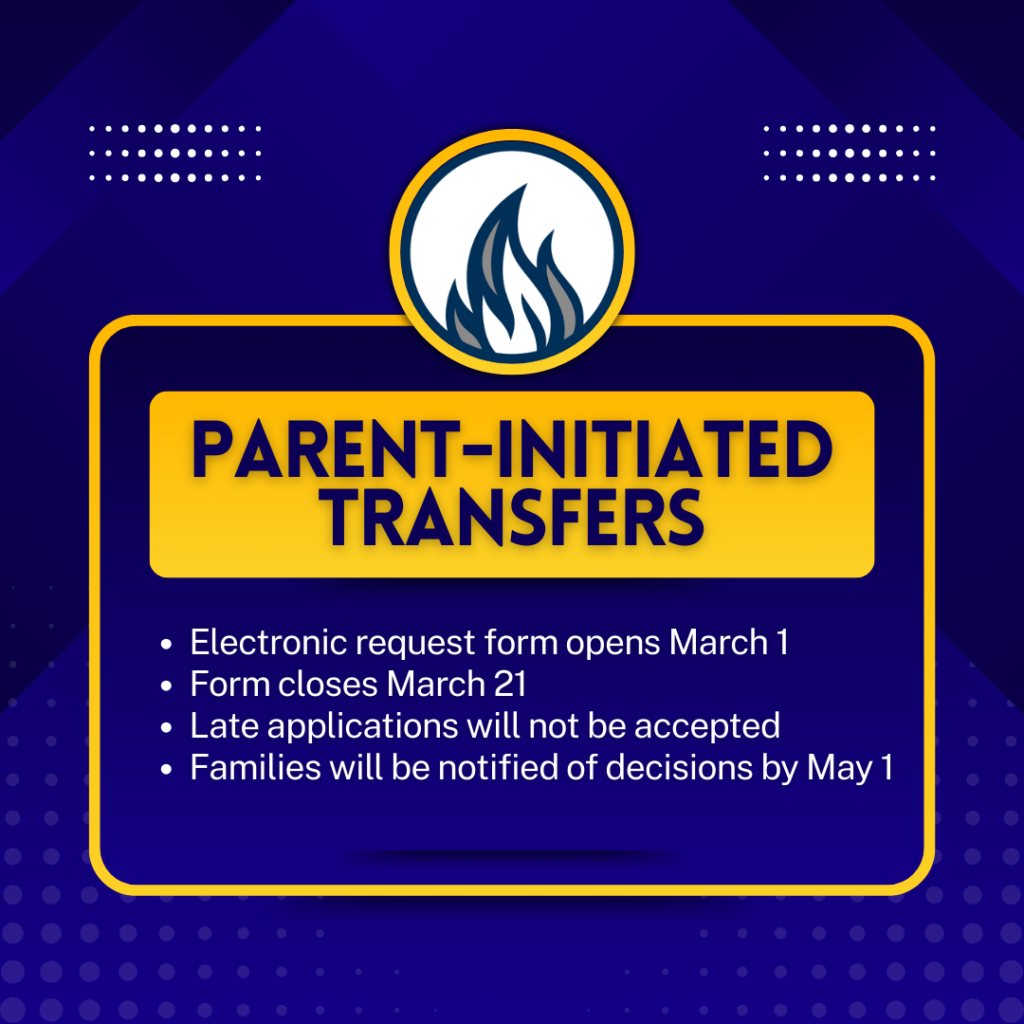 Parent-Initiated Transfer Requests Open March 1