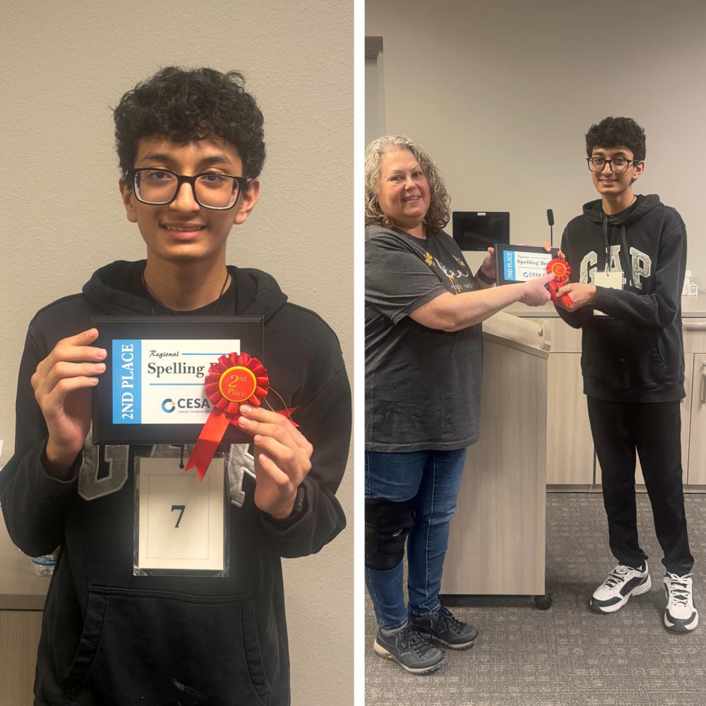 LakeView K-8 Student Advances to Badger State Spelling Bee