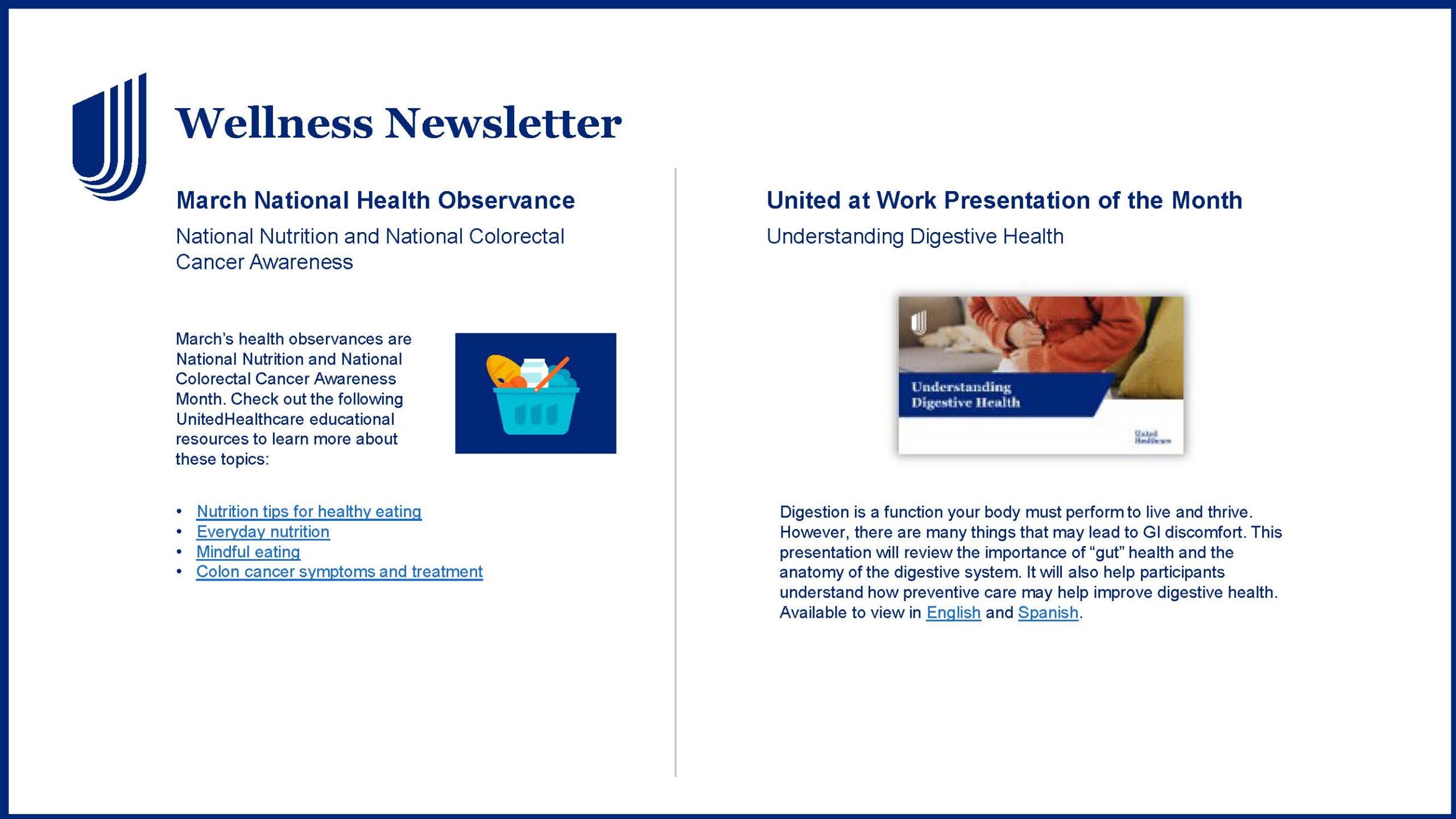 Wellness Newsletter - March 2026 (PDF